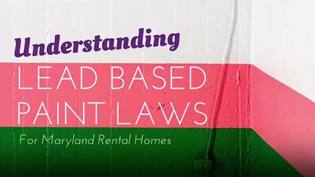 Maryland Lead Paint Law: Baltimore Landlord Education