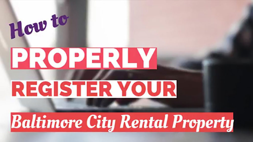 How to register your Baltimore rental property