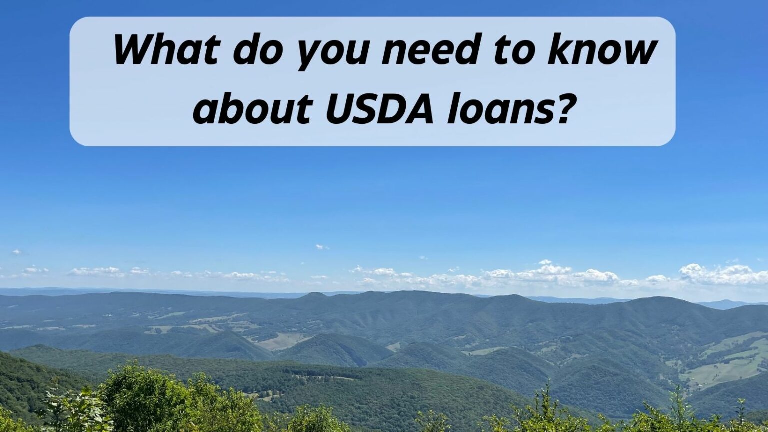 What is a USDA Loan and How Does it Work?